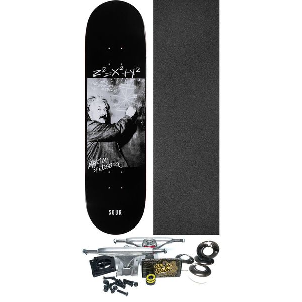 Sour Solution Skateboards Martin Sandberg Mathlete Skateboard Deck - 8" x 31.28" - Complete Skateboard Bundle